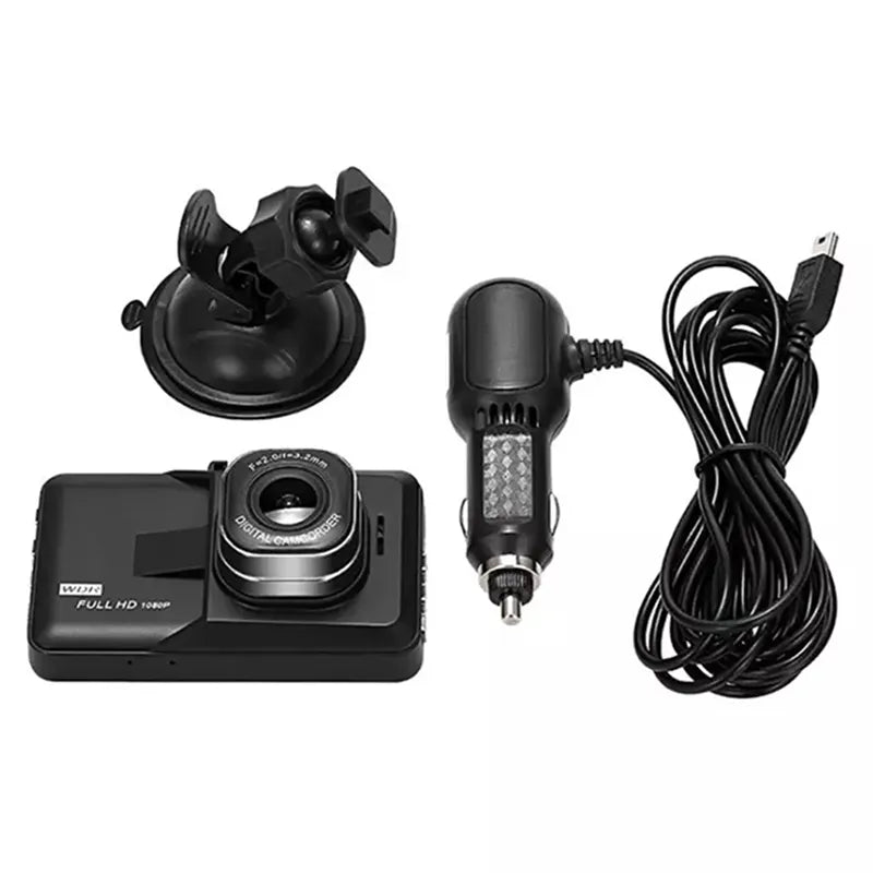 Mini Driving Recording HD 1080p Driving Recorder Night Vision Recording Dash Cam Black