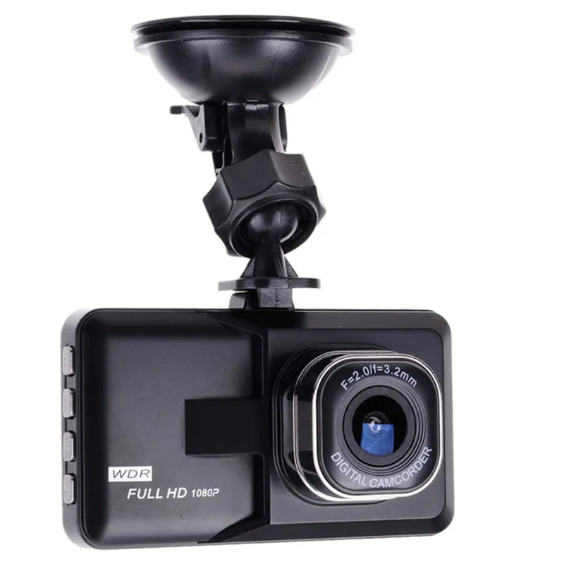 Mini Driving Recording HD 1080p Driving Recorder Night Vision Recording Dash Cam Black