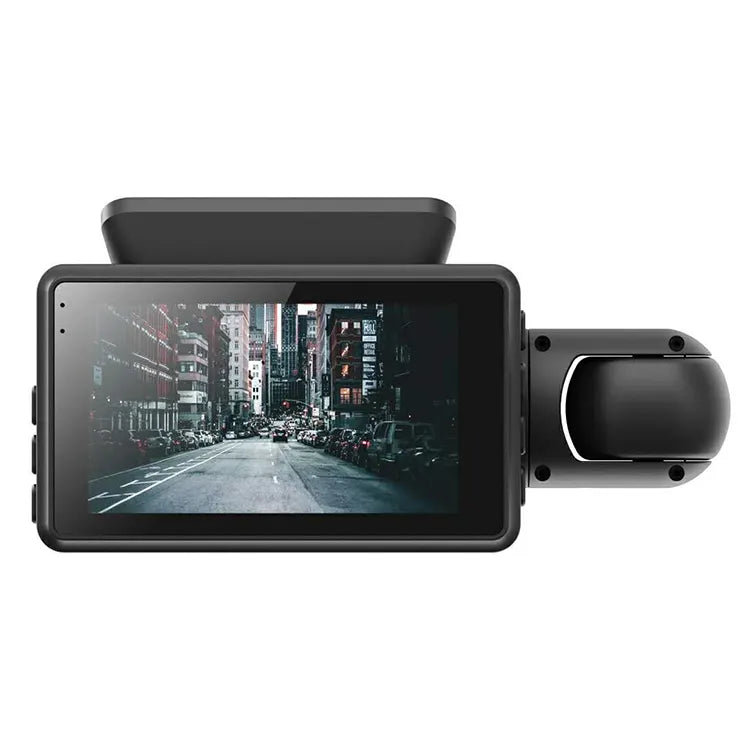 Mini Dash Cam 3inch IPS Screen Hidden Car Black Box Full HD Wide Angel Front and IR Inner Dual Lens Wide Angle Car Recorder