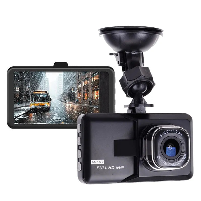 Mini Driving Recording HD 1080p Driving Recorder Night Vision Recording Dash Cam Black