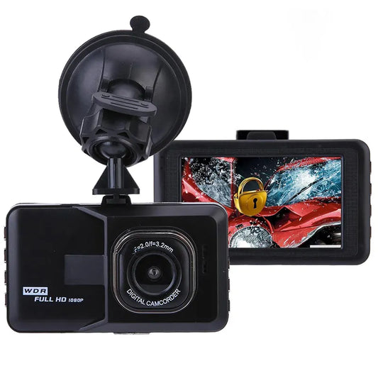 Mini Driving Recording HD 1080p Driving Recorder Night Vision Recording Dash Cam Black