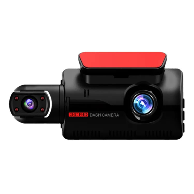 Mini Dash Cam 3inch IPS Screen Hidden Car Black Box Full HD Wide Angel Front and IR Inner Dual Lens Wide Angle Car Recorder