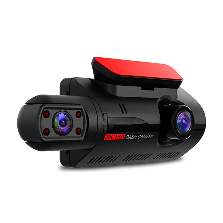 Mini Dash Cam 3inch IPS Screen Hidden Car Black Box Full HD Wide Angel Front and IR Inner Dual Lens Wide Angle Car Recorder