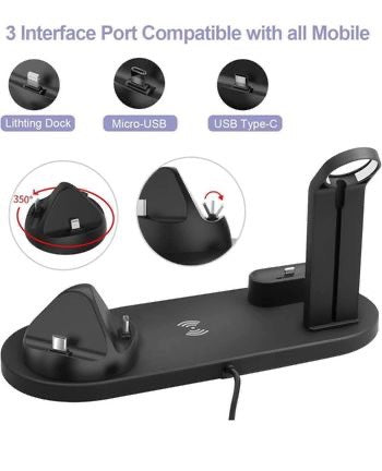 Best Selling Products 2022 in use 3 in 1 Charging Dock with 4 port USB