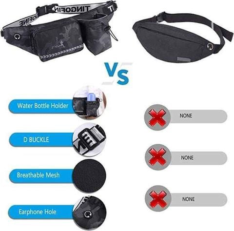 Waist Bag Running Belt Sports Fanny Pack Money Belt Pouch